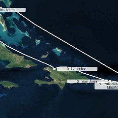 Allure of the seas route